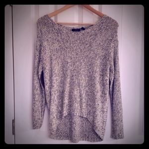 Black and White Knitted Sweater